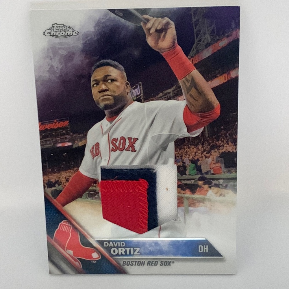 David Ortiz Boston Red Sox Custom Jersey Card (013)